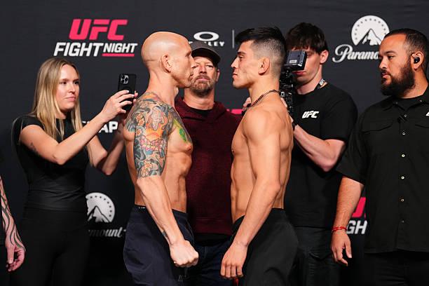 UFC格斗之夜：埃米特VS瓦列霍斯！赛前称重