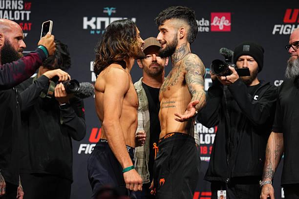 UFC格斗之夜：伯恩斯vs马洛特！赛前称重